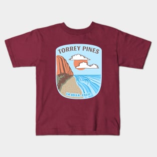 Torrey Pines La Jolla California Kids T-Shirt